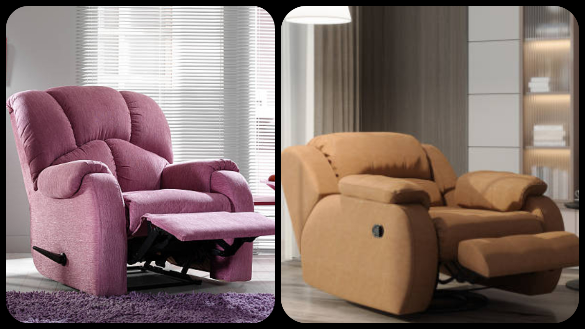 Pink discount recliner chair